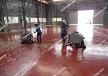 Máy chà sàn Lavor được ưu tiên sử dụng vệ sinh cho nhà xưởng