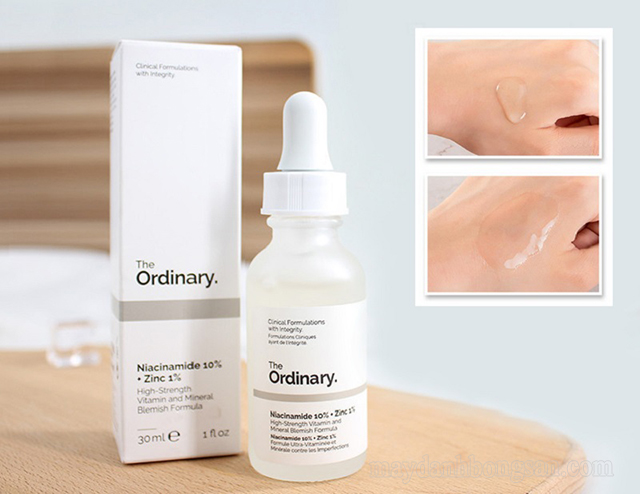 Sản phẩm serum của The Ordinary có tác dụng điều tiết dầu thừa, thu nhỏ lỗ chân lông và hỗ trợ sáng da